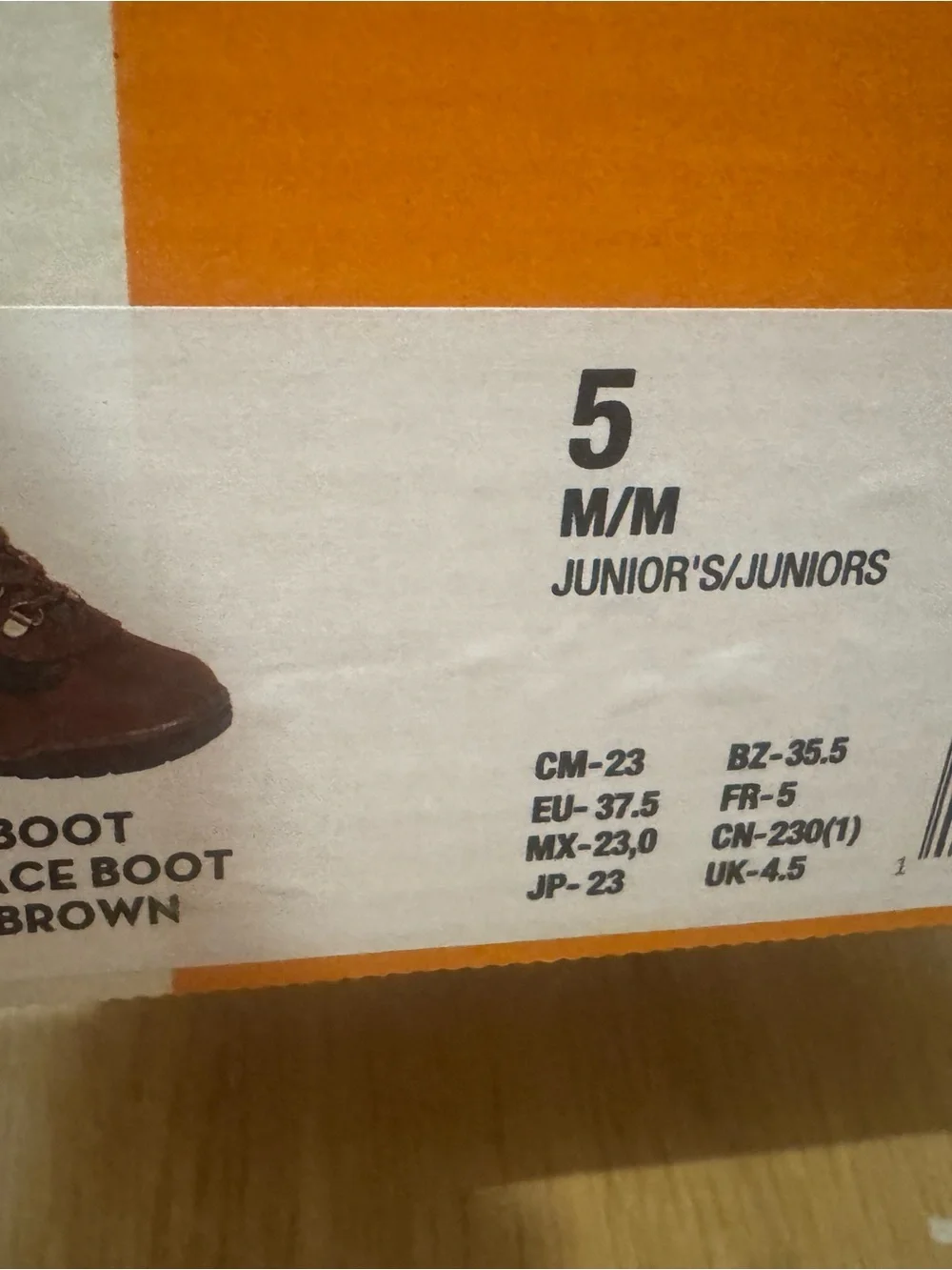 Timberland field boots - junior size